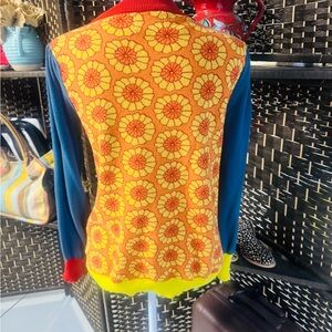 Floral Patterned Sweater - Multicolor